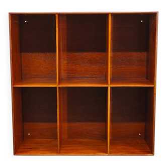 Étagère murale en teck Mogens Koch pour Rud Rasmussen, Danemark, années 1960.