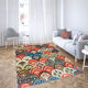 Carpet "peacock" living room