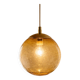 Large blown glass globe with bubbles