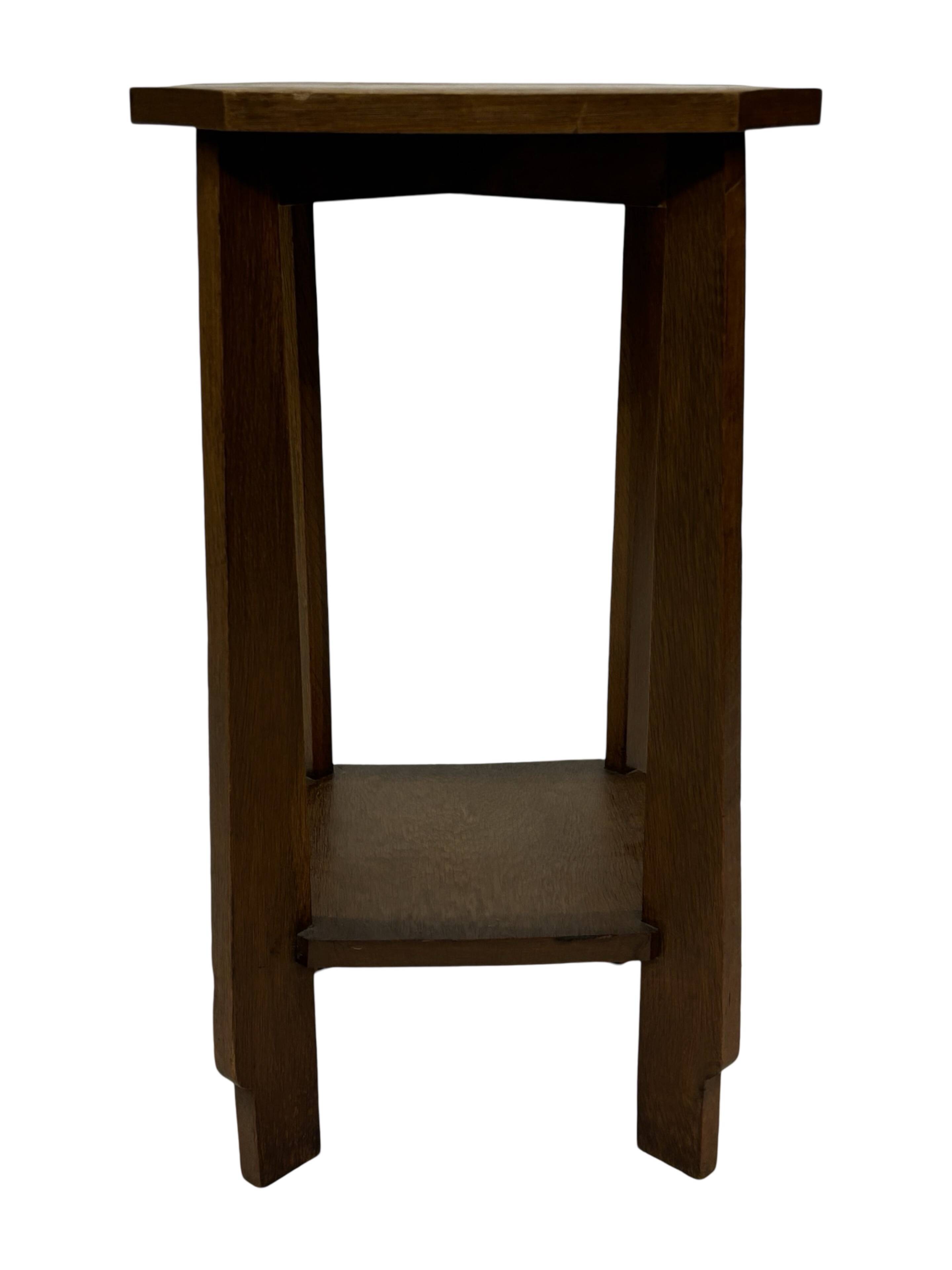 Art Deco plant table side table Oak 1950s