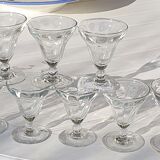 Set of bistro glasses