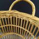 Wicker wastepaper basket