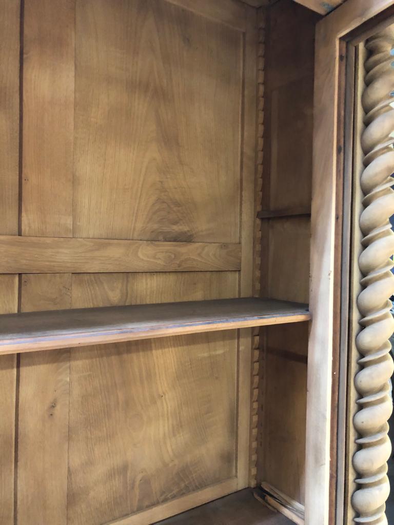 Library showcase carved wood