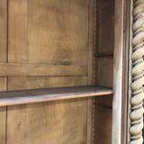Library showcase carved wood
