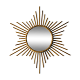 Authentic rattan sun mirror 50.60