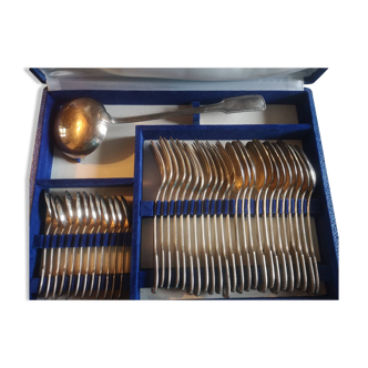 Silver-plated metal cutlery by Boulenger