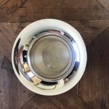 Cigar ashtray silver metal
