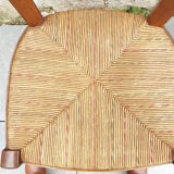 Set of 2 straw chairs