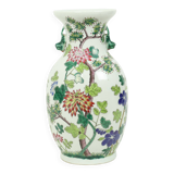 Chinese Porcelain Vintage Flower Vase Famille Rose 31cm