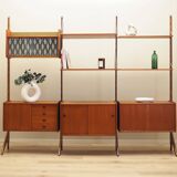 Teak system bookcase, Norwegian design, 1960s, production: Blindheim Mobelf