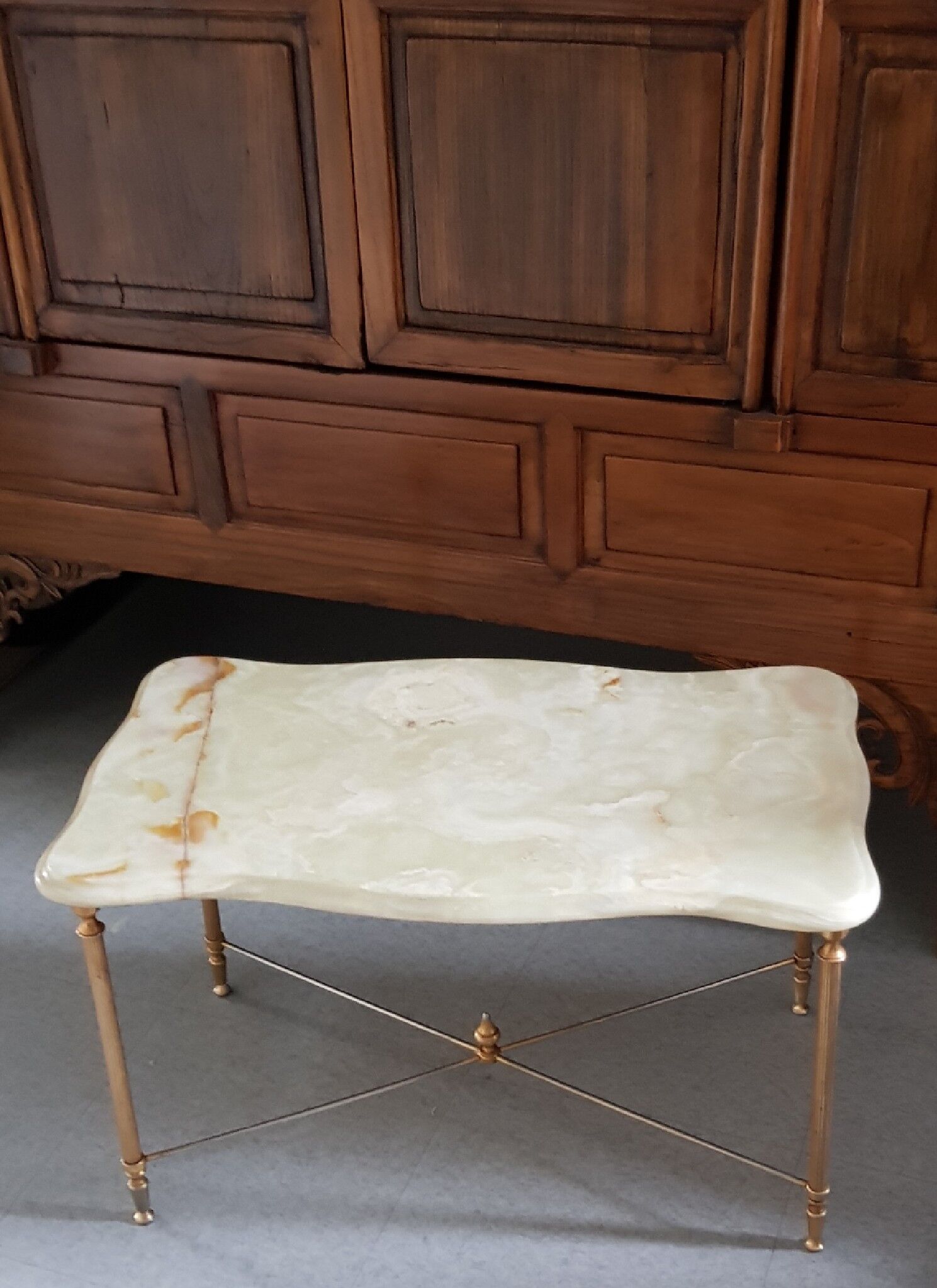 Marble coffee table