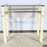 Beige Metal Nesting Tables, attributed to Yves Boutboul – 1970