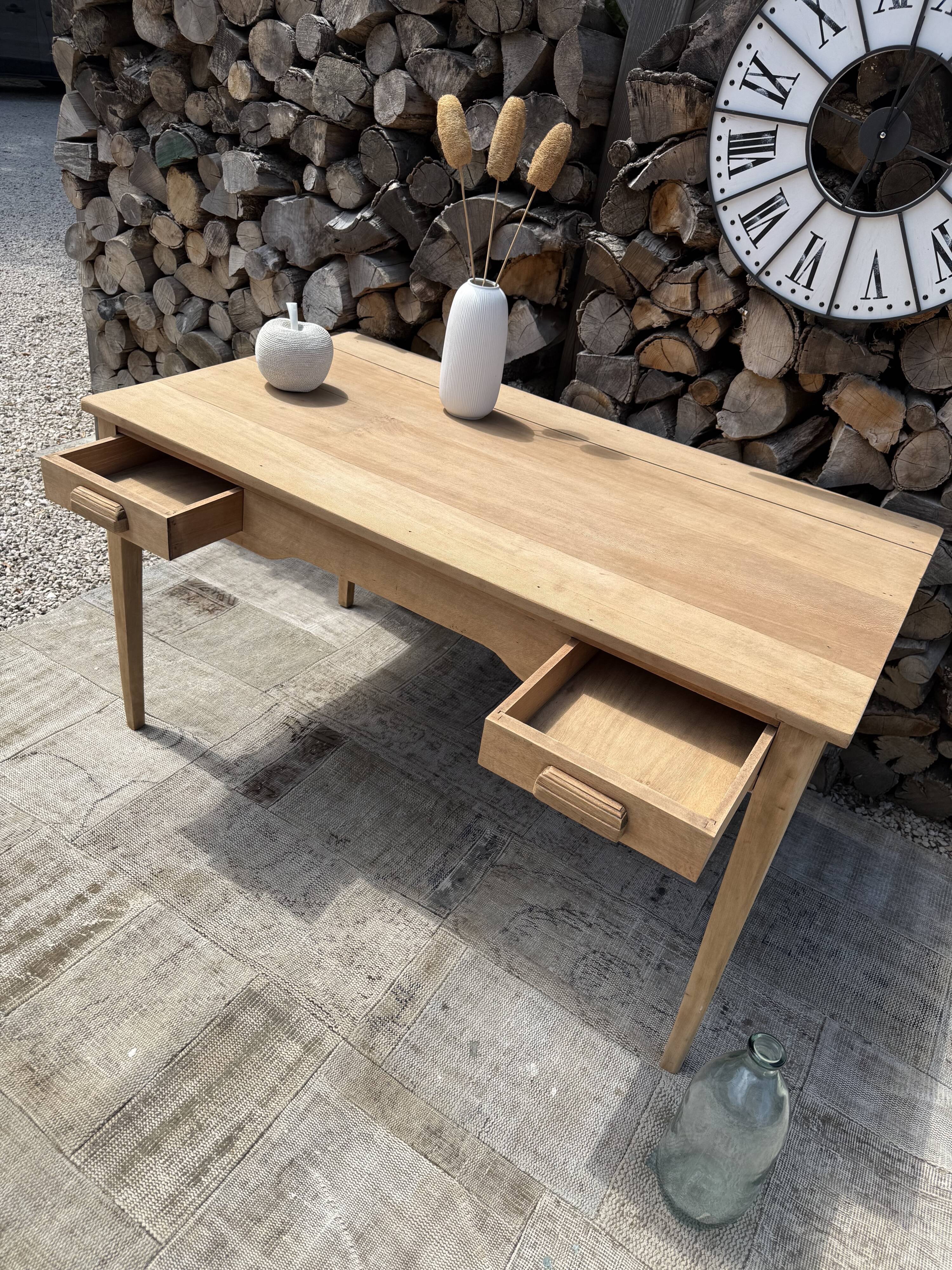 Antique solid desk