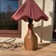 Pied de lampe design brutaliste Richard Lecompte