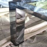 Late 70s chrome steel coffee table