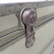 Aluminum clad chest, treasure chest