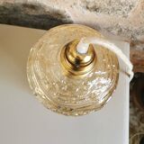Vintage 60s portable lamp, linen cable.