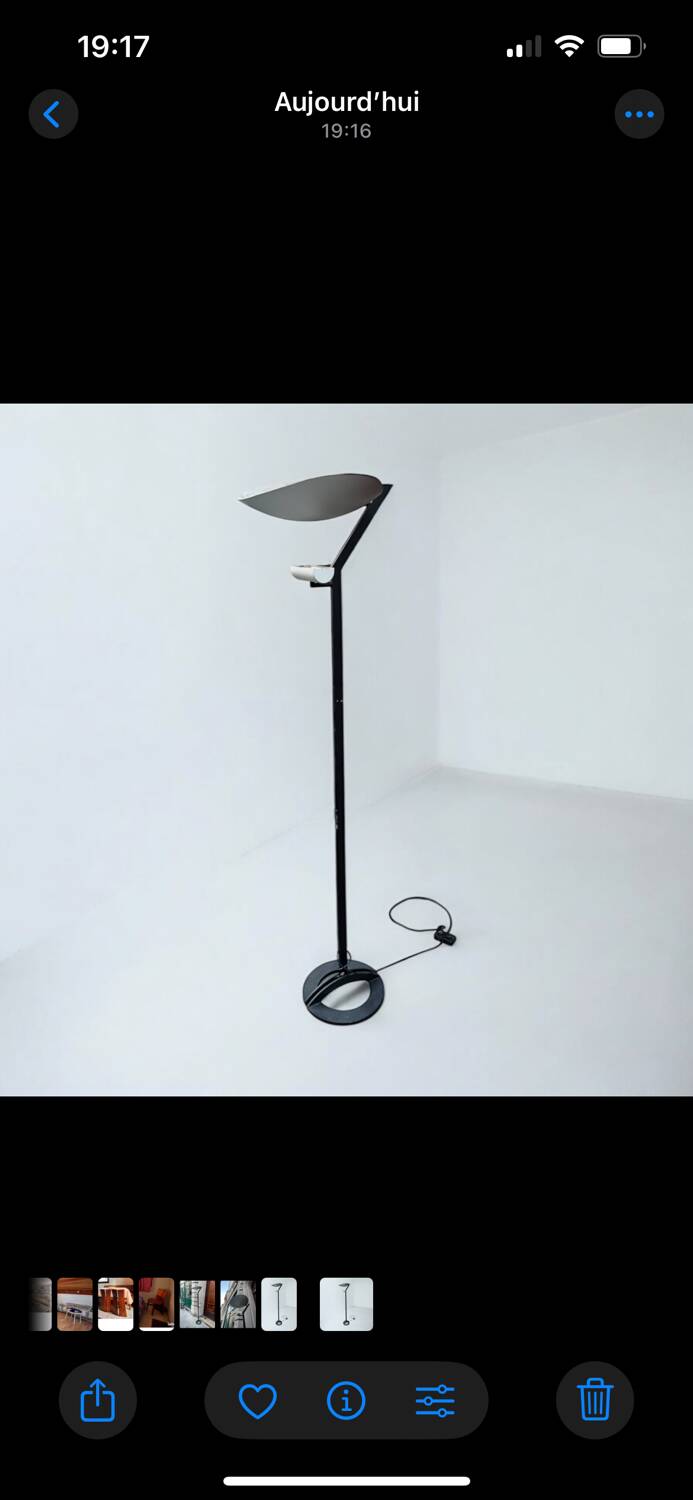 Vintage floor lamp 1980 Ernesto Gismondi “zen”