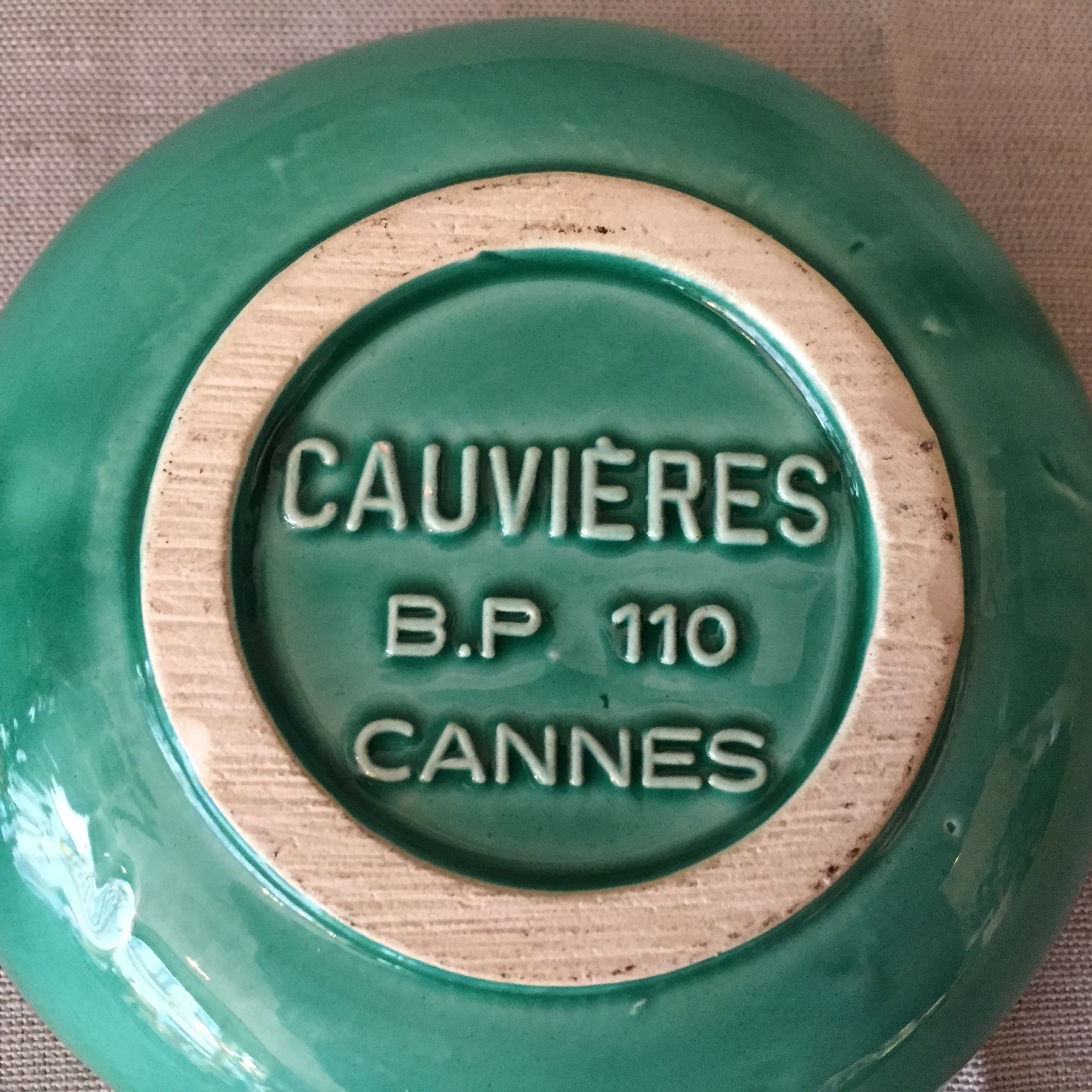 Ashtray or picks up advertising money for the great provencal mistral wine