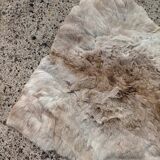 Retro animal skin hair rug