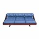 Gianni Songia Daybed in Navy Blue Andrew Muirhead Fine Scottish Leather