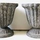 Lot 2 pots zinc