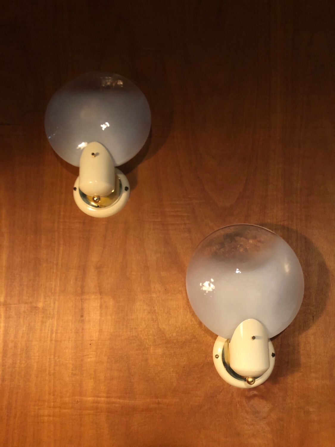 Pair of Italian wall lights circa 1960