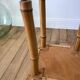 Tabouret en rotin et bambou vintage années 50-60