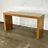 Table console avec bois de ronce de Selva