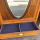 Art Deco wardrobe with oval mirror