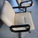 Lot de 3 fauteuils de bureau en cuir année 70