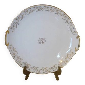 Porcelain cake dish/serving dish