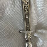 6 silver teaspoons