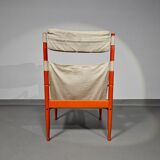 Safari lounge chair, model 30, designed by Erik Worts and manufactured by Niels Eilersen, Denmark 1960.