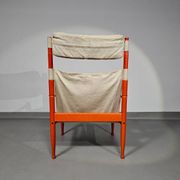 Safari lounge chair, model 30, designed by Erik Worts and manufactured by Niels Eilersen, Denmark 1960.