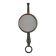 Wrought iron mirror by Léopold Gest, France, circa 1970.