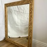 set of 4 mirrors in wood and gilded stucco early 20th century