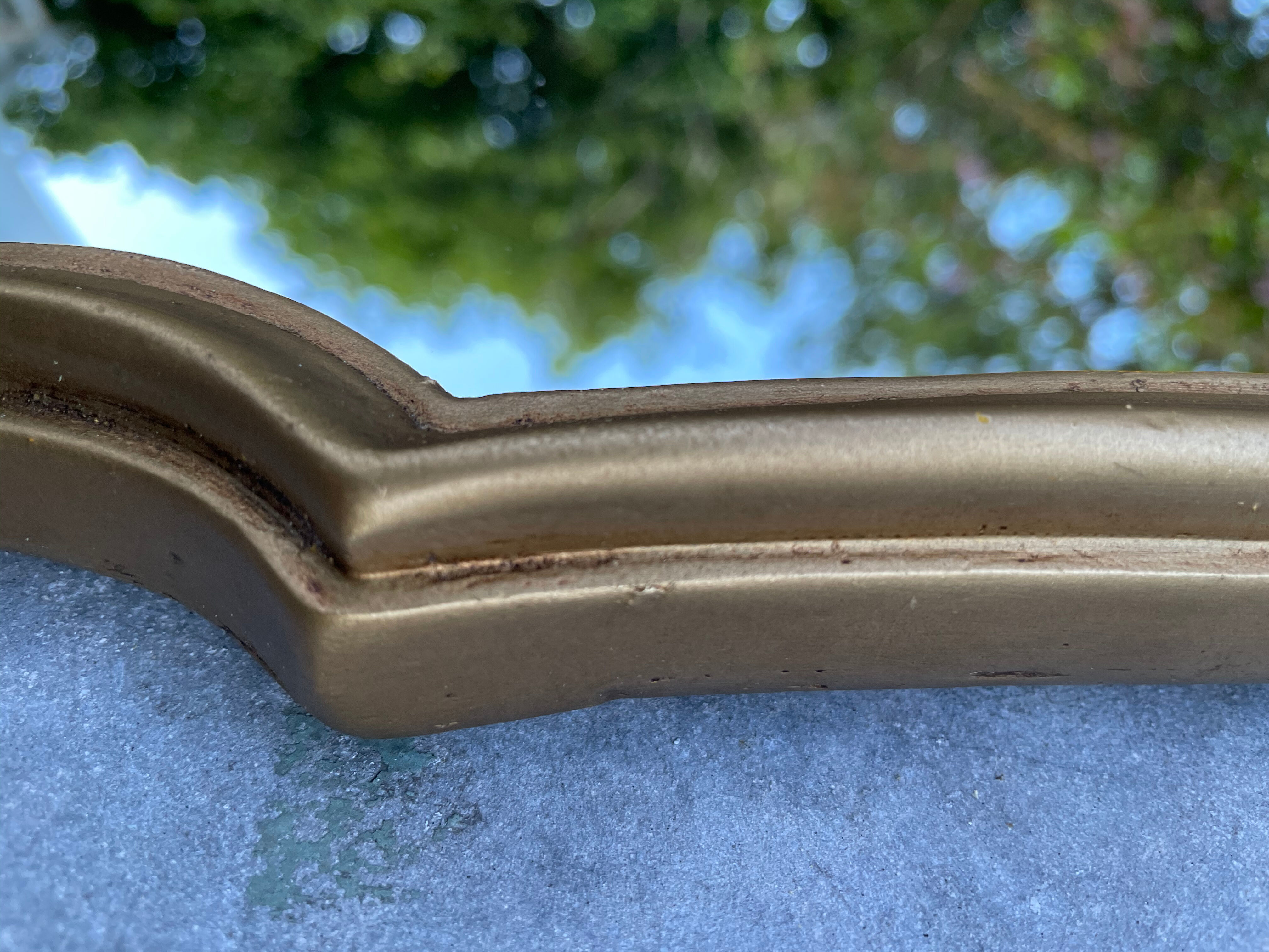 Gilded mirror H32 X L22