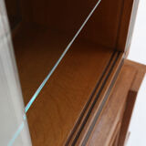 Belgian late art deco cabinet in solid oak