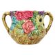 Colorful Art Nouveau Majolica Flowerpot / Cache-pot France