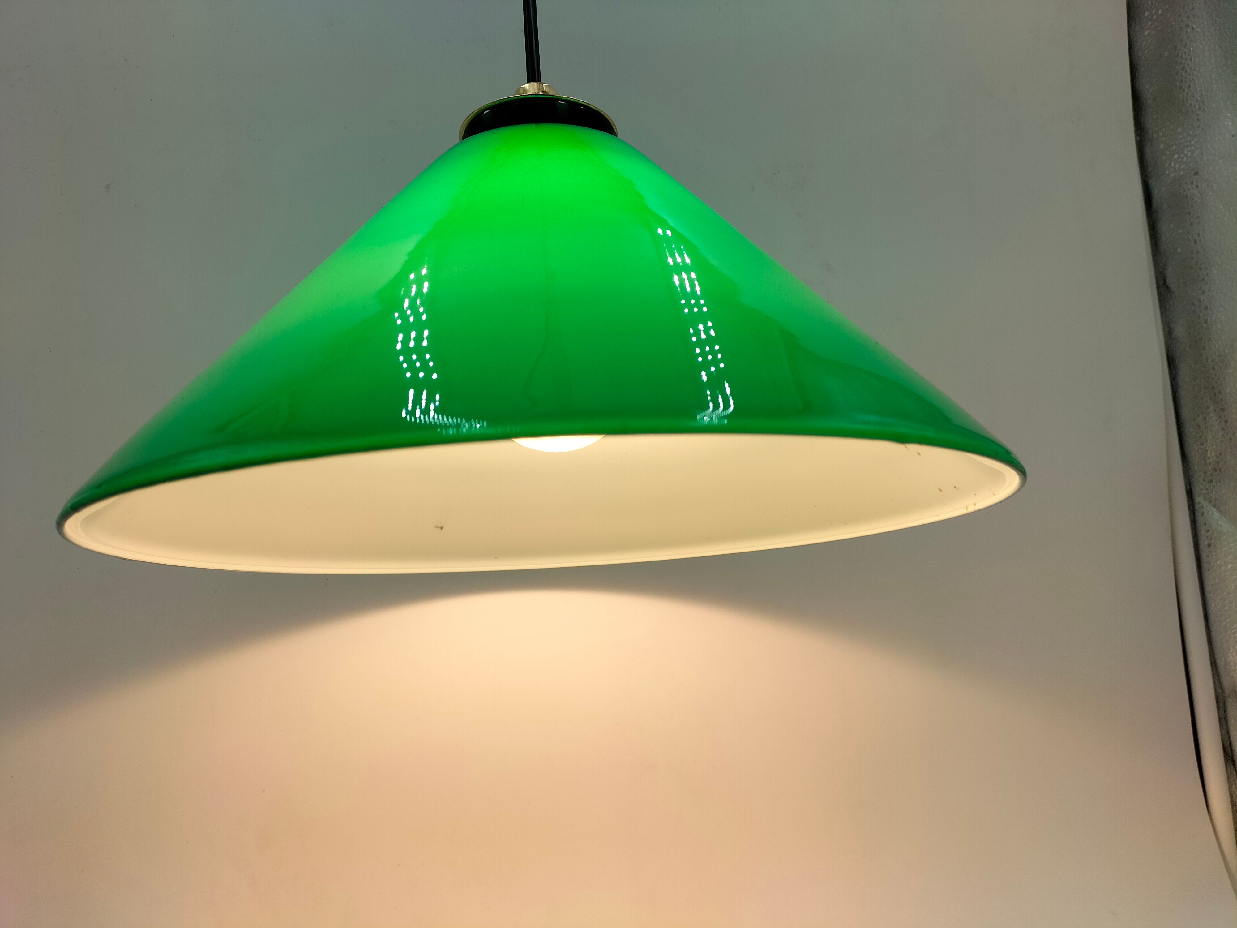 Green opaline pair