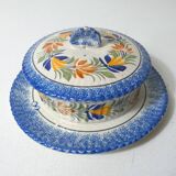 Henriot Quimper Butter Dish