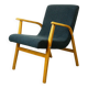 Roland Rainer Lounge Chair Café Ritter with grey bouclé.