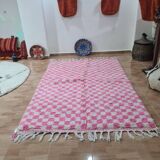 Handmade wool Berber rug 250x150 cm