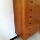 Scandinavian vintage teak stamped dresser 60s