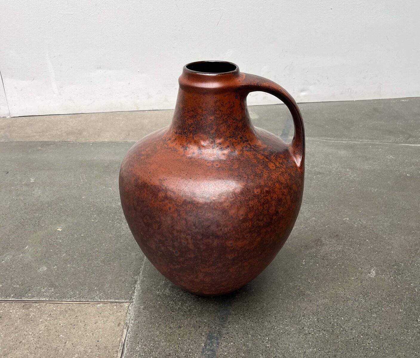 Grand vase sur pied en céramique West German style milieu du siècle de Carstens Tönnieshof, années 1960