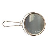 Small old barber's mirror, round, 2 sides, 1930