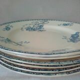 6 dinner plates model royat sarreguemines