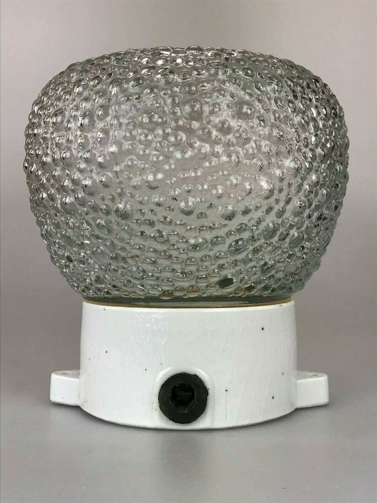 50s 60s lamp light wall lamp cellar lamp ceramic glass design 50s 60s