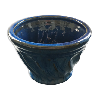 Midnight blue sandstone pot cover